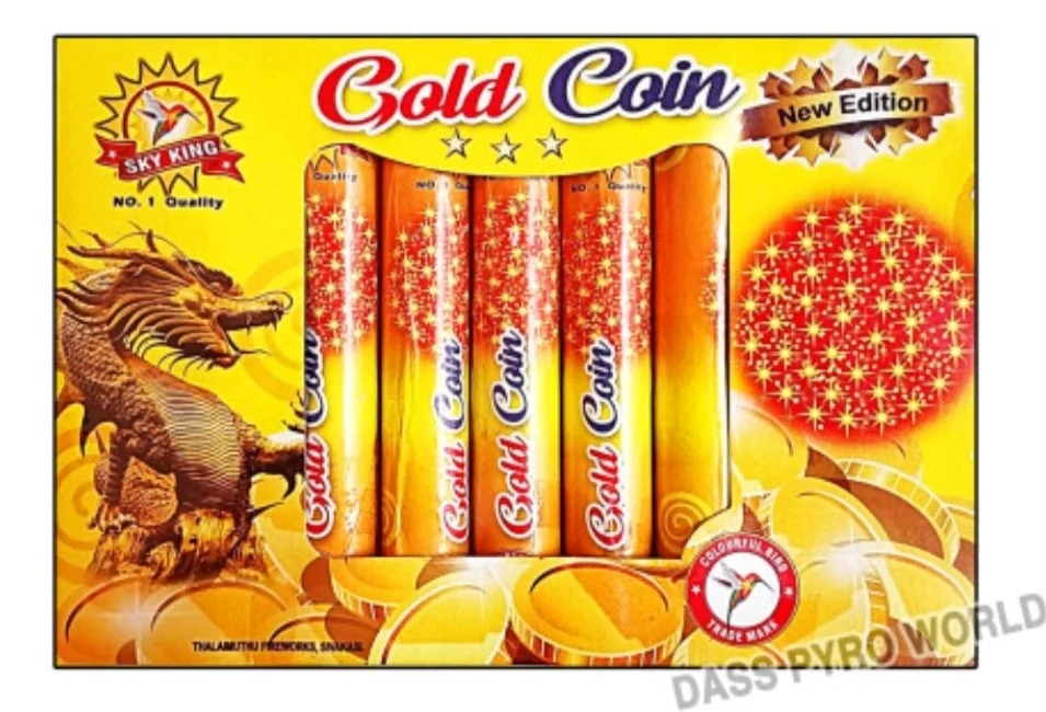 3 PIPE FANCY -  (GOLDEN COIN)